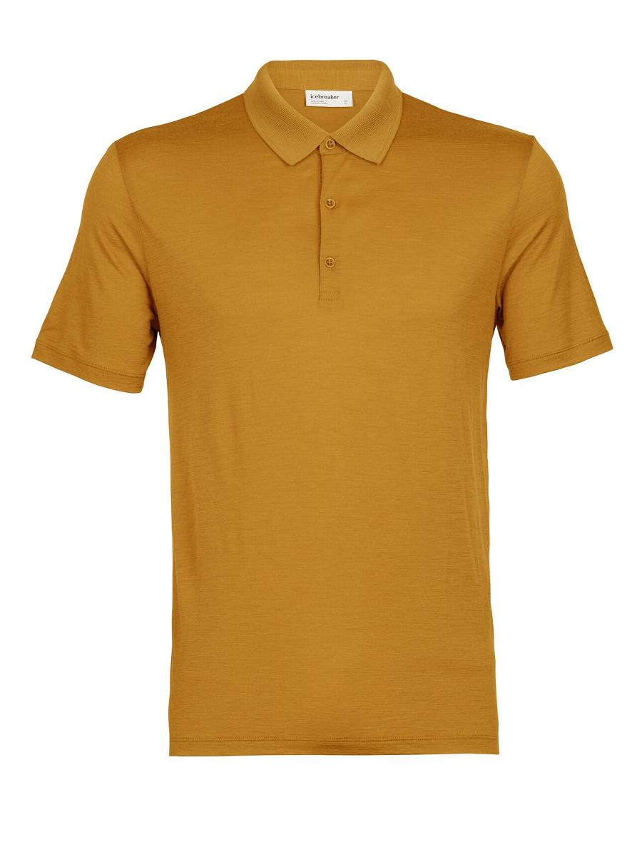 Clove Icebreaker Merino Tech Lite II Short Sleeve Polo Men's T Shirts | AU 1159QMAZ